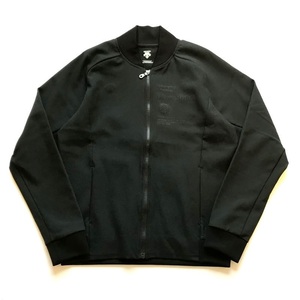 【美品】DESCENTE デサント HEATNAVI ボマージャケット MOVESPORT 保温 撥水 ブラック size:M /トレーニング スポーツ ウェア ジャンパー