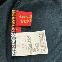 【1円～】Vivienne Westwood RED LABEL ヴィヴィアンウエストウッド レッドレーベル GLITTER LIP リップ 唇 カットソー 2/ロンT Tシャツ_画像6