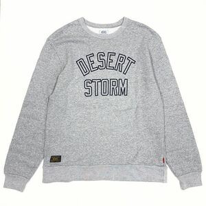 WTAPS ダブルタップス HELLWEEK SWEATER / SWEATER. COTTON / XLサイズ / グレー / DESERT STORM クルーネック スウェット スエット