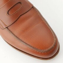 【ジョンロブ】John Lobb　メンズ ロペス レザー コインローファー ブラウン 7E 【中古】【正規品保証】180794_画像6