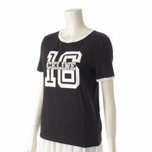 【セリーヌ】Celine　NO.16 ロゴ セーズ プリント Tシャツ 2X780501F ネイビー XS 【中古】【正規品保証】189713_画像2