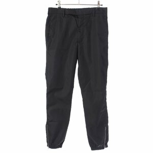 【プラダ】Prada　21SS RE-NYLON リナイロン トラック パンツ SPH109_1WQ8 ブラック 44 【中古】189731