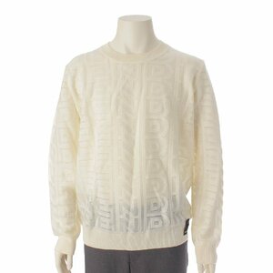 [Fendi] Fendi Mark Jacobs Collaboration 2022 Wool Long Eleve Knit Ron T Fzx131 Ivory 54 [Используется] [Подлинная гарантия] 193483