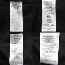 【バーバリー】Burberry　メンズ ロゴプリント コットン 半袖 Tシャツ 8026016 ブラック XS 【中古】【正規品保証】193790_画像9
