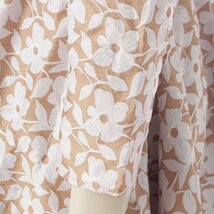 【ソノタ】　　SEVEN TEN by MIHO KAWAHITO 21SS ツートンジャガード フラワーワンピース ドレス S 【中古】【正規品保証】193832_画像6