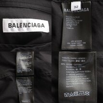 【バレンシアガ】Balenciaga　　ニュースウィング ロゴプリント 長袖カットソー シャツ 520497 ブラック 32 【中古】【正規品保証】194294_画像10