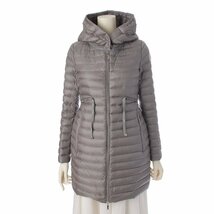 【モンクレール】Moncler 14年 BARBEL バーベル ジップアップ フーディ ダウンコート グレー 00 【中古】193071_画像1