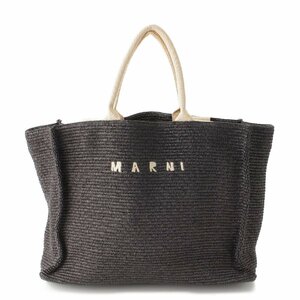 [ Marni ]Marni черновой .a способ хлопок нейлон 2WAY большая сумка .. сумка SHMP0078U0 черный [ б/у ][ стандартный товар гарантия ]192909