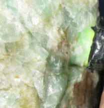 透明感強い　蛍石　ホタル石(フローライト)原石　蓄光石　重量約2.1㎏　検　自然石隕石化石岩石翡翠瑪瑙_画像5