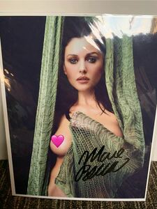 (E) Monica Bellucci モニカ・ベルッチ　サイン入り写真　証明書付き　女優　モデル　サイン　写真　現状品