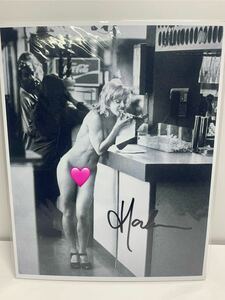 (J) Madonna マドンナ　サイン入り写真　証明書付き　現状品　アーティスト　女優　サイン　写真　スター