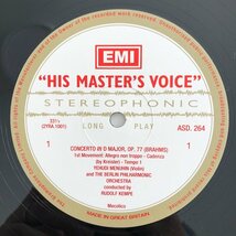 LP/ ユーディ・メニューイン / ブラームス：ヴァイオリン協奏曲 / UK盤 重量復刻 EMI ASD264 31121-1644_画像3