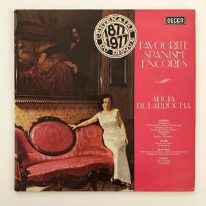 LP/ ラローチャ / FAVOURITE SPANISH ENCORES / UK盤 オリジナル ED4 DECCA CS(うすヤケ) DECCA SXL6734 31121-3435