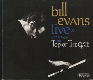 CD/ BILL EVANS / LIVE AT D'LUGOFF'S TOP OF THE GATE / ビル・エヴァンス / 輸入盤 デジパック 2枚組 HCD-2012 31128