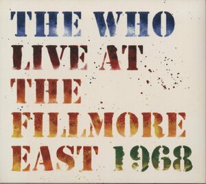 CD/ THE WHO / LIVE AT THE FILLMORE EAST 1968 / ザ・フー / 国内盤 2枚組 デジパック UICY-15727/8 31114