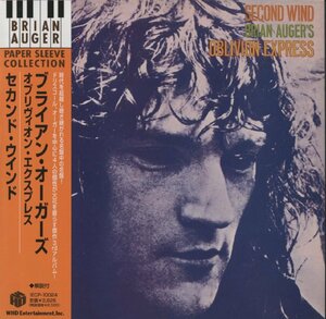 CD/ BRIAN AUGER / BRIAN AUGER'S OBLIVION EXPRESS / SECOND WIND / ブライアン・オーガー / 国内盤 紙ジャケ 帯付 IECP-10024 31108