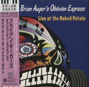 CD/ BRIAN AUGER / BRIAN AUGER'S OBLIVION EXPRESS / LIVE AT THE BAKED POTATO / 国内盤 2枚組 紙ジャケ 帯付 IECP-20023/24 31108