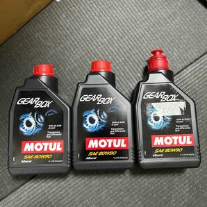 約2.6L MOTUL(モチュール) GEARBOX (ギア・ボックス) 80W90 二硫化モリブデン配合ギアオイル ミッションオイルの画像1