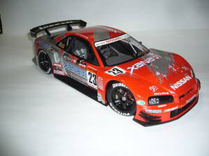 ★オートアート 1/18 2003 JGTC GT500 XANAVI NISMO GT-R 東京オートサロン 限定品（700台）ジャンク処分★