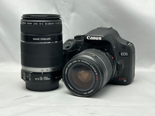 Canon EOS kiss x3 ダブルズームレンズキット♪初心者キット