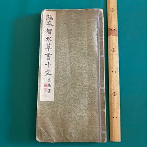 臨本智永草書千文 上田桑鳩　H