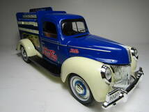 FORD 1/18 フォード コンバーチブル PEPSI Cola ペプシコーラ デリバリー バン1940 V8 ヴィンテージ 稀少 シークレットコインバンク 鍵付き_画像6