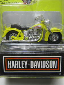 Harley Davidson Sportster スポーツスター ハーレーダビッドソン 黄 イエロー 未開封 ジオラマ 1993年マッチボックス製 アメリカン 未開封