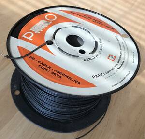 *PHALO 18AWG Wire Black single line 1m/300 jpy 