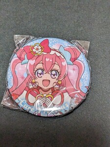 ★プリキュア、オールスターズ缶バッジ★「デリシャスパーティプリキュア！☆キュアプレシャス」内袋未開封品★