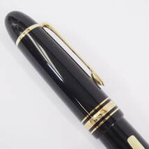 モンブラン マイスターシュテュック 149 MONTBLANC MEISTERSTUCK 14K 14金 ブラック×ゴールド 万年筆[Pa1177-EA1_画像2