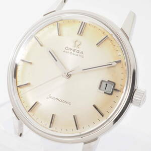 オメガ シーマスター オートマチック Ref,166.037 Cal,565 OMEGA Seamaster デイト 24石 自動巻 シルバーメンズ腕時計 本体[30341591-AT1