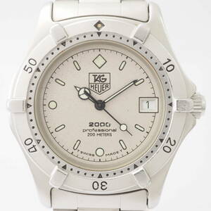 タグ・ホイヤー 2000シリーズ プロフェッショナル 962.213 2.89 TAG HEUER 200M デイト SS クォーツ シルバー メンズ腕時計[Pa1174-AT8