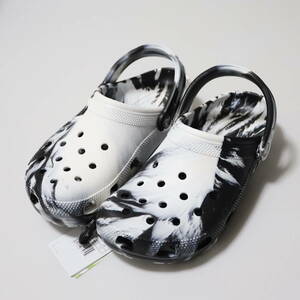 [クロックス] サンダル クラシックマーブルクロッグ 206867 White/Black 24.0cm