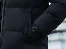 メンズ ダウンジャケット ブルゾン キルティング 中綿ジャケット コート 冬 アウター 防風 防寒 ジャンパー シンプル M~5XL グレー_画像10