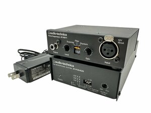 1 スタ ～ 美品 audio-technica PoE対応マイクロホンシステム ノイズサプレッサー PoE MICROPHONE SYSTEM（AT-POE4520）音響機器 本体