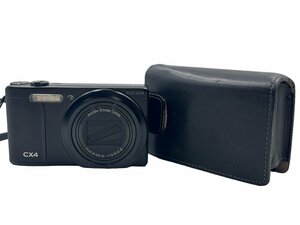 美品 RICOH リコー CX4 コンパクトデジタルカメラ ブラック ボディ 本体 ブレ補正機能 高速連写 写真撮影 デジカメ 3.0型 大画面 高画質