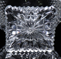 オールド・バカラ (BACCARAT) 珍品 ディアマン・ビゾー 大型 グラス 美品 斜角ダイヤモンド シャンパンクープ アンティーク 切子 義山 e_画像9