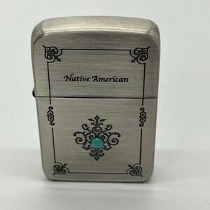 ★☆ZIPPO ジッポ ネイティブアメリカン Native American トルコ石 ターコイズ 2003年製 オイルライター 喫煙具 #14642G☆★