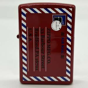 ★☆ZIPPO ジッポ エアメール air mail 手紙 両面デザイン 2003年製 オイルライター 喫煙具 #1464-4☆★