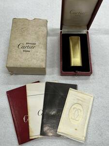 ★Cartier カルティエ ライター ゴールド ガスライター スリム ★14863