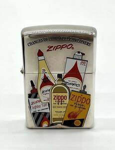 ★Zippo ジッポー ライター CHANGES OF ZIPPO FUEL CONTAINERS/歴代オイル缶 5缶デザイン 2004年製★14642-12