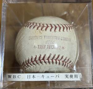 値下げ！！WBC 2006年大会　決勝戦　対キューバ戦　実使用ボール　証明書付き　PETCOパーク球場