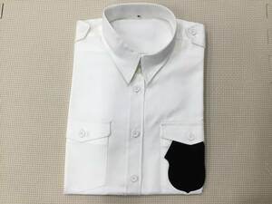 G-H4L 新品 【ガードマン 制服】半袖シャツ サイズ 4L /白/シャツ/半袖/警備員/警備服/作業員/作業服/ユニフォーム/コスプレ/大きいサイズ