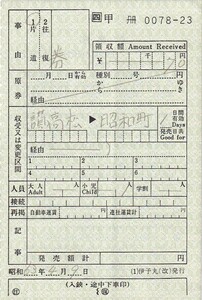 JR四国出札補充券伊予丸発行未使用S63・4・9連絡船運行最終日