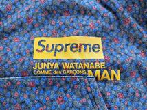 ★21FW Supreme Junya Watanabe Hooded Sweatshirt Black Flowers L★USED品 シュプリーム ジュンヤワタナベ 花柄フーデッドパーカ_画像2