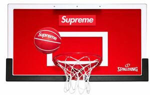 送料無料★23FW Supreme x Spalding Mini Basketball Hoop Red★シュプリーム スポルディング ミニ バスケットボール フープ レッド