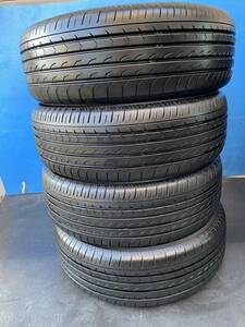 【YOKOHAMA BluEarth RV03】《195/65R15 91H》22年製【送料無料※一部地域有料】中古タイヤ4本セット ◆バリ山