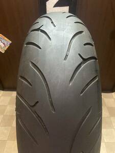 中古MCタイヤ 2020年製造BRIDGESTONE BATTLAX BT023 180/55ZR17 バトラックス スポーツツーリング 180 55 17 3520 A2771