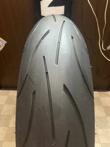 中古MCタイヤ 2022年製造 MICHELIN 2CT pilot POWER 160/60ZR17 パンク修理痕あり ミシュラン パワー 160 60 17 2422 A2783