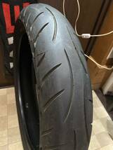 中古MCタイヤ METZELER SPORTEC M5 INTERACT 120/70ZR17 メッツラー スポルテック 120 70 17 4019 A2790_画像5